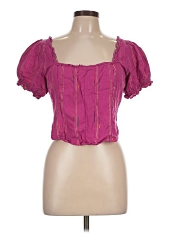 Free People Short Sleeve Blouse (view 1)