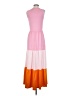 Lands' End Color Block Pink Casual Dress Size XS - photo 2
