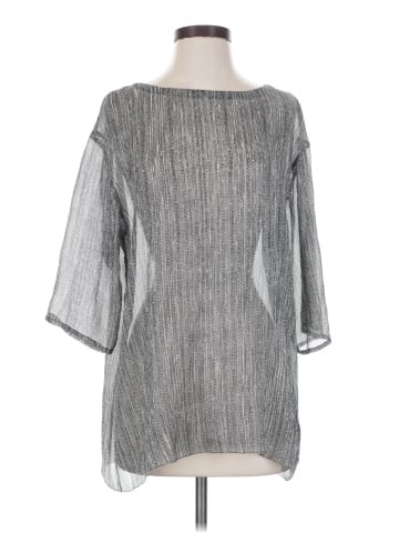 Eileen Fisher 3/4 Sleeve Silk Top (view 1)
