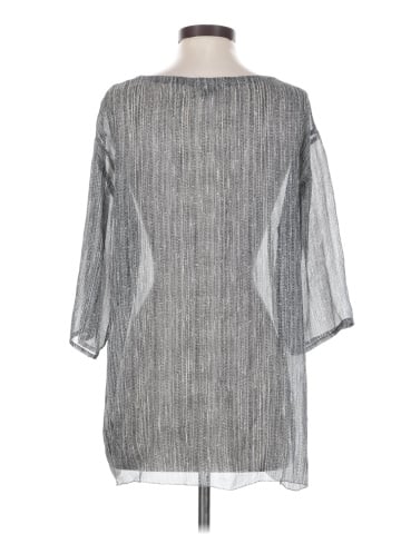 Eileen Fisher 3/4 Sleeve Silk Top (view 2)