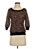 H.I.P. Happening in the Present Tweed Brown Pullover Sweater Size S - photo 1