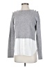 Aqua 100% Cashmere Gray Cashmere Pullover Sweater Size S - photo 1