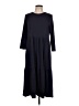 NLT Solid Black Casual Dress Size L - photo 1