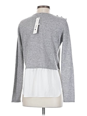 Aqua Cashmere Pullover Sweater (view 2)