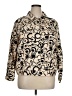 Saint Tropez West Paisley Ivory Long Sleeve Button-Down Shirt Size 1X - photo 1