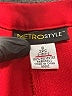 Metrostyle 100% Polyester Solid Red Dress Pants Size 8 - photo 7
