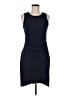 Olivia Grey Solid Blue Cocktail Dress Size M - photo 1