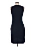 Olivia Grey Solid Blue Cocktail Dress Size M - photo 2