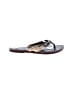 Bernardo Silver Flip Flops Size 8 - photo 1