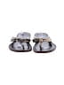 Bernardo Silver Flip Flops Size 8 - photo 2