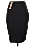Eileen Fisher 100% Wool Solid Black Wool Skirt Size P (petite) - photo 2