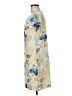 Perceptions Print Blue Casual Dress Size M (petite) - photo 5
