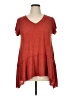Bobeau Red Short Sleeve Top Size XL - photo 1