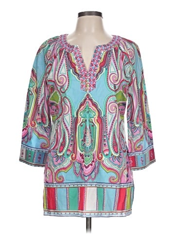 Robert Graham 3/4 Sleeve T-Shirt (view 1)