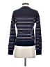 Kule 100% Cashmere Stripes Blue Cashmere Pullover Sweater Size S - photo 2