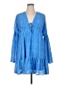 Missguided 100% Polyester Blue Casual Dress Size 14 - photo 1