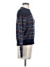 Kule 100% Cashmere Stripes Blue Cashmere Pullover Sweater Size S - photo 4
