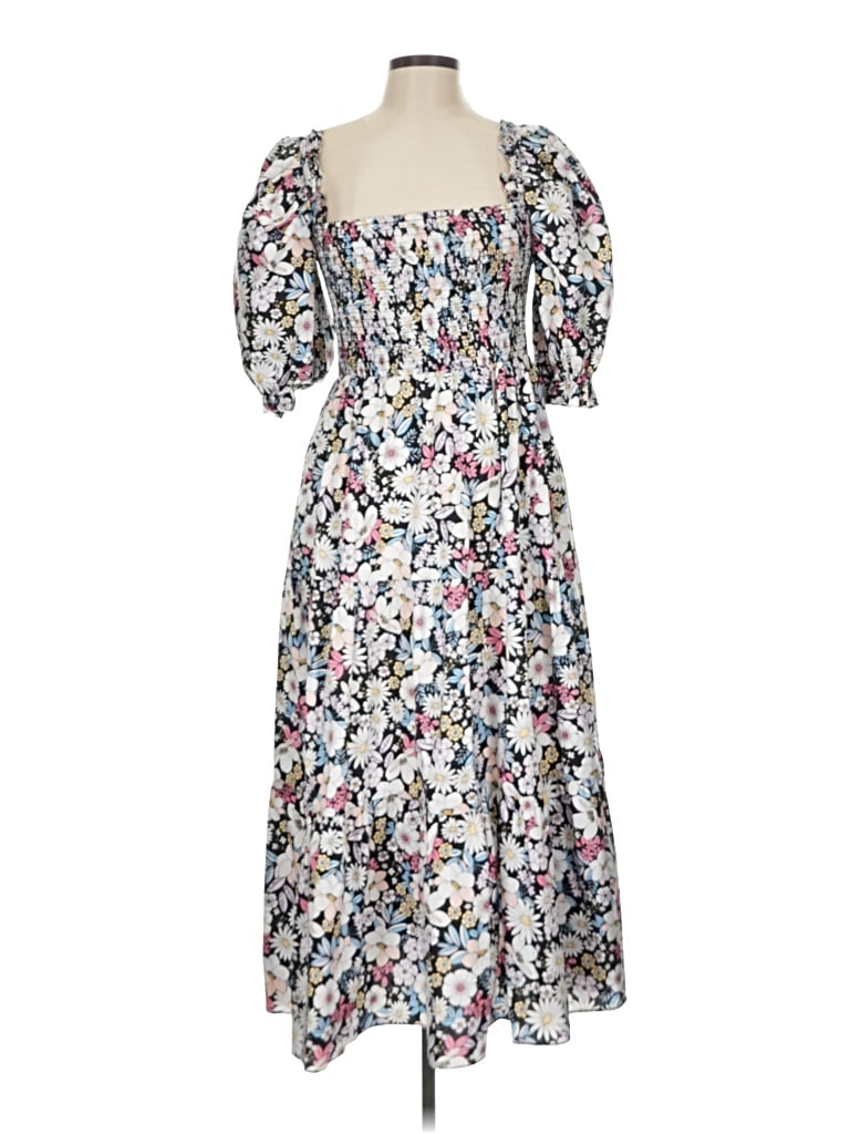 Pre-owned Rachel Parcell Casual Dress In White