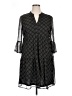 Vero Moda 100% Polyester Black Casual Dress Size XL - photo 1