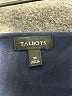 Talbots Solid Blue Short Sleeve Top Size M - photo 7