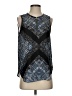 Eight Sixty 100% Polyester Blue Sleeveless Blouse Size S - photo 1