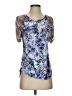 Jennifer Lopez Blue Short Sleeve Blouse Size S - photo 1
