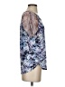 Jennifer Lopez Blue Short Sleeve Blouse Size S - photo 4