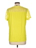 Hale Bob Yellow Short Sleeve Blouse Size L - photo 2