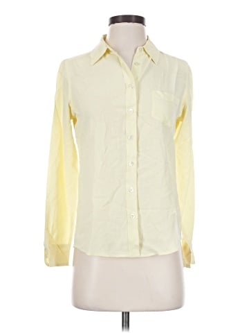 Equipment Long Sleeve Silk Top (view 1)
