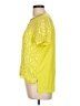 Hale Bob Yellow Short Sleeve Blouse Size L - photo 5