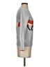 Ann Taylor LOFT Graphic Gray Pullover Sweater Size XS - photo 4
