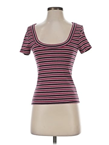 Madewell (Re)generative Cotton Ribbed Scoopneck Tee (view 1)