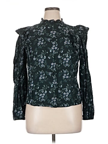 a.n.a. A New Approach Long Sleeve Blouse (view 1)