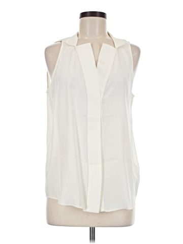 FRAME Sleeveless Silk Top (view 1)