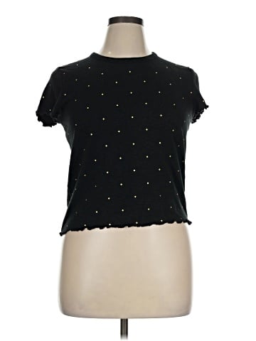 Madewell Baby Tee in Metallic Dot (view 1)