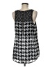 CAbi 100% Polyester Houndstooth Black Casual Dress Size M - photo 2