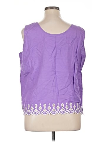 Bob Mackie Sleeveless T-Shirt (view 2)