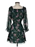 Forever 21 100% Polyester Floral Green Cocktail Dress Size S - photo 2
