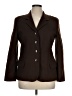Worthington 100% Wool Brown Wool Blazer Size 14 - photo 1