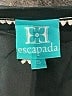Escapada 100% Rayon Black 3/4 Sleeve Blouse Size S - photo 7