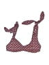 Eberjey Print Burgundy Swimsuit Top Size S - photo 1