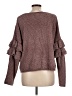Mossimo Supply Co. 100% Polyester Brown Pullover Sweater Size L - photo 2