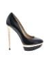 Brian Atwood 100% Leather Black Heels Size 6 1/2 - photo 1