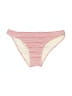Eberjey Chevron-herringbone Ivory Swimsuit Bottoms Size M - photo 1