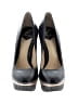 Brian Atwood 100% Leather Black Heels Size 6 1/2 - photo 2
