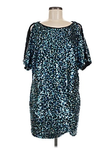 Aqua Cocktail Dress (view 1)