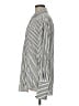 FRAME Stripes Silver Long Sleeve Blouse Size M - photo 5