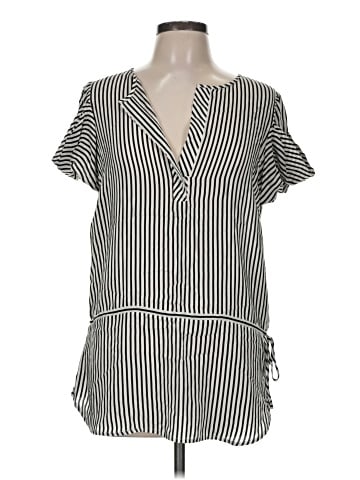 BCBGMAXAZRIA Short Sleeve Blouse (view 1)