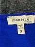 Monteau Solid Blue Romper Size S - photo 4
