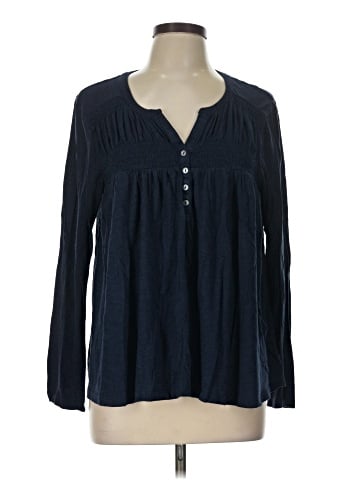 Style&Co Long Sleeve Henley (view 1)